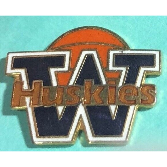 Washington HUSKIES Basketball Logo Pin - Picture 1 of 2